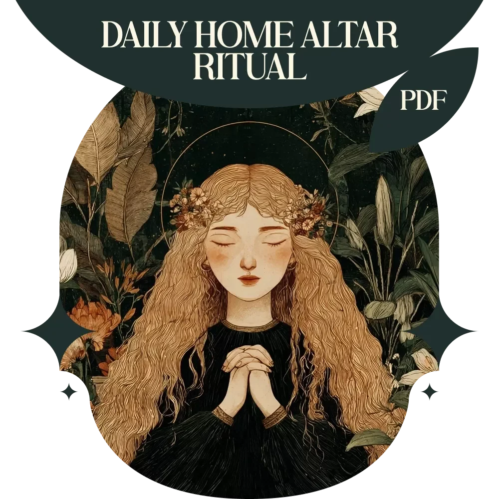 Daily Home Altar Ritual Checklist – Home Altar Routine for Daily Practice, Mindfulness & Spiritual Connection Guide — video