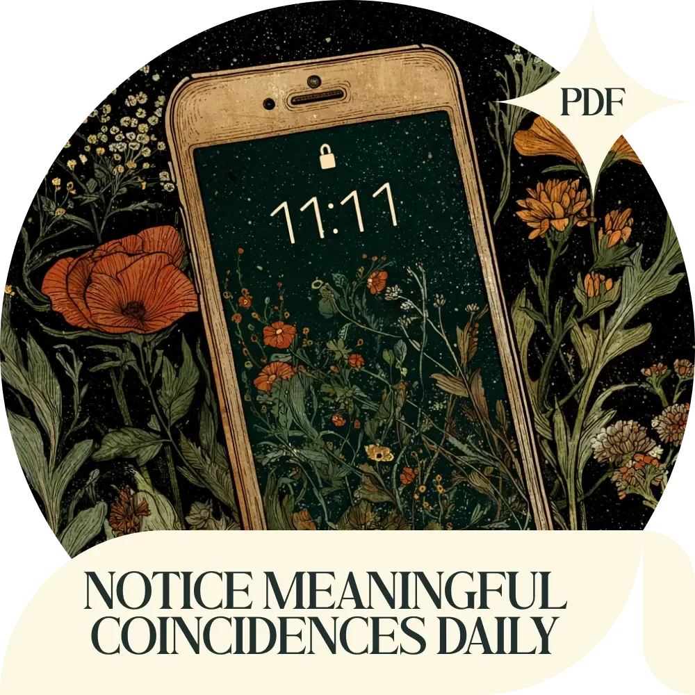 Notice Meaningful Coincidences Daily Checklist – Spiritual Synchronicities Meaning List for Awareness, Intuition & Mindful Living — video