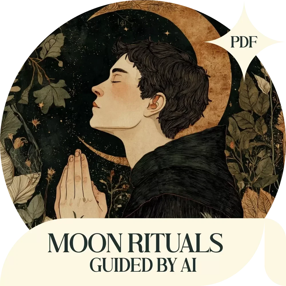 Moon Rituals Guided by AI – Digital Guide with ai prompts for moon ritual ideas, Lunar Practice Planner, Spiritual Self-Care eBook — video
