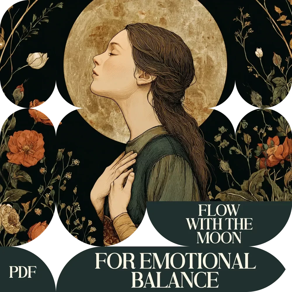 Flow With the Moon for Emotional Balance — Moon Cycle Routine for Emotional Balance Guide, Lunar Self-Care Planner, Emotional Reflection Workbook, Moon Phase Ritual Guide, Digital Download — video