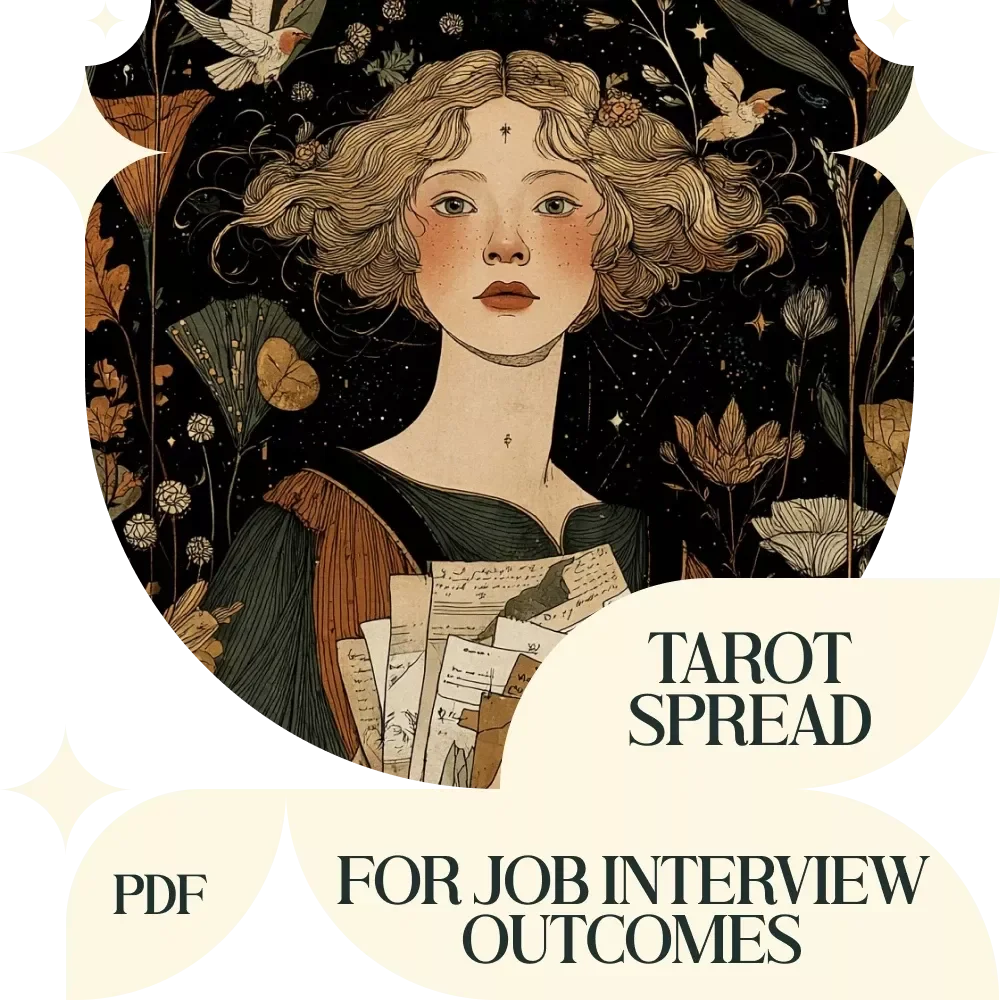 Tarot Spread for Job Interview Outcomes - A Digital Guide for Career Insights — video