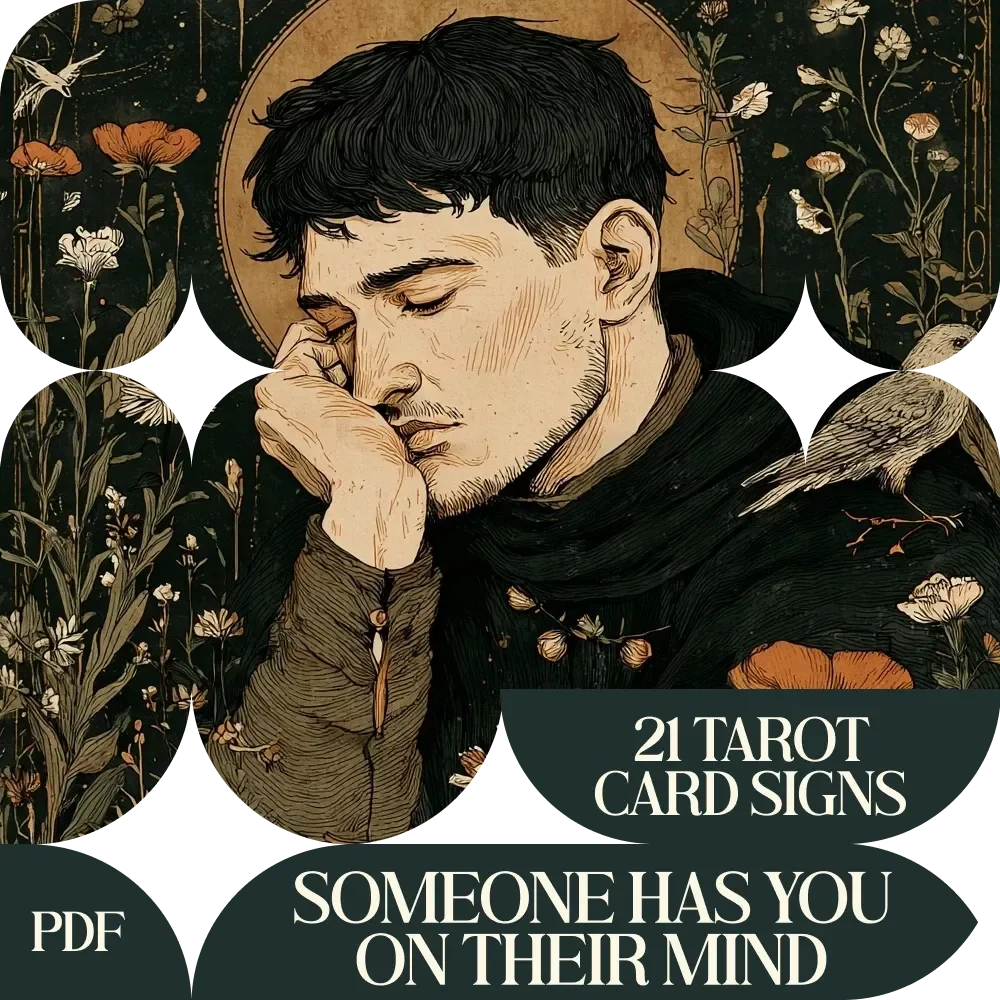 21 Tarot Card Signs Someone Has You on Their Mind – Tarot Cards That Show Someone Thinking About You Checklist, Love Tarot Guide, Instant Digital Download — video