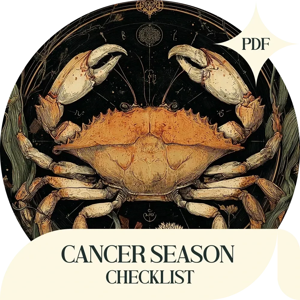 Cancer Season Checklist: Emotions & Family Focus – Astrology Self-Reflection Guide, Cancer Season Meaning for Emotions and Family, Printable Emotional Wellness & Family Bonding Checklist — video