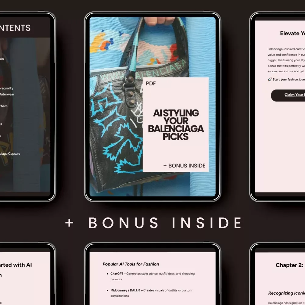 AI Styling Your Balenciaga Picks: The Ultimate Guide to Choosing Balenciaga Items with AI Help — video