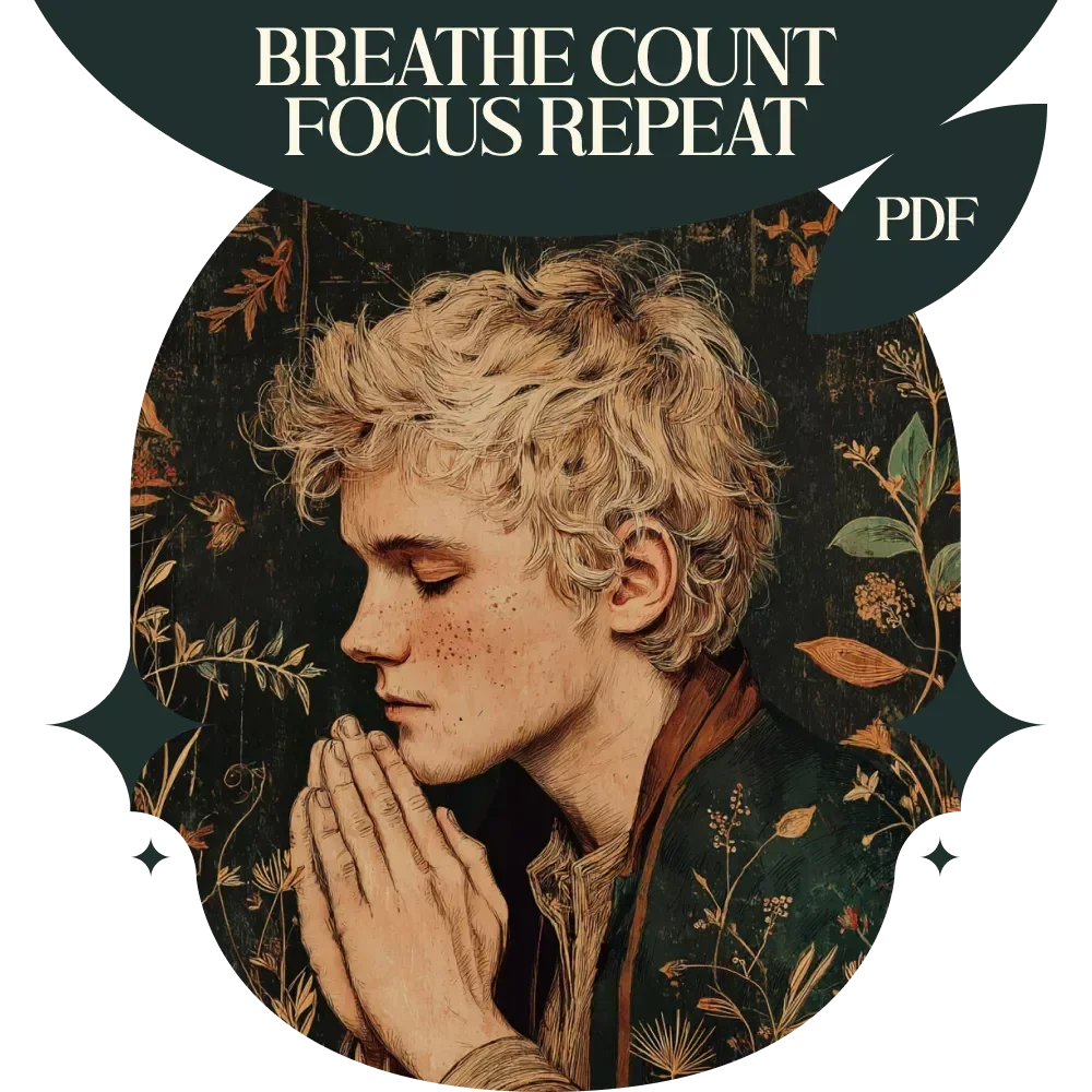 Breathe Count Focus Repeat: Guided Meditation Routine Using Breath Counting for Mindfulness, Focus, and Daily Calm — video