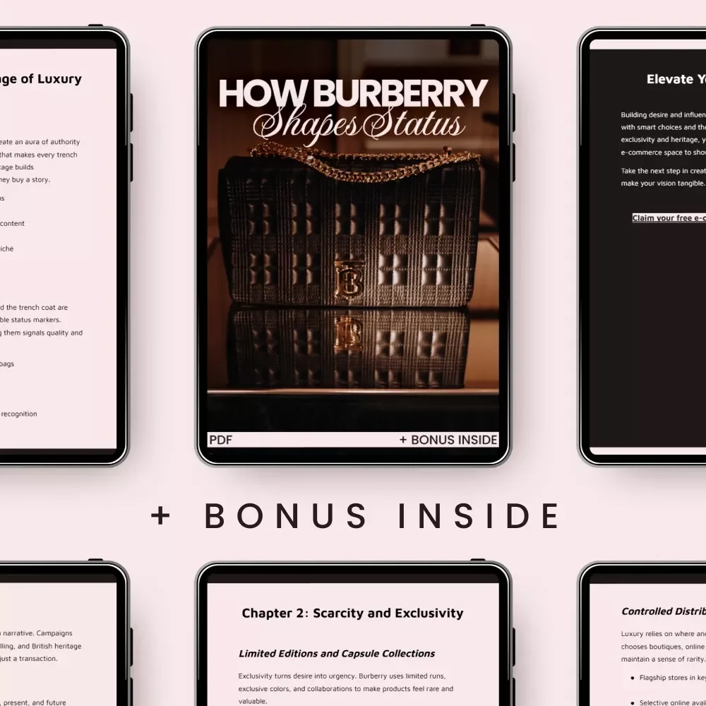 How Burberry Shapes Status: A Guide to How Burberry Builds Desire and Status - Digital Download — video