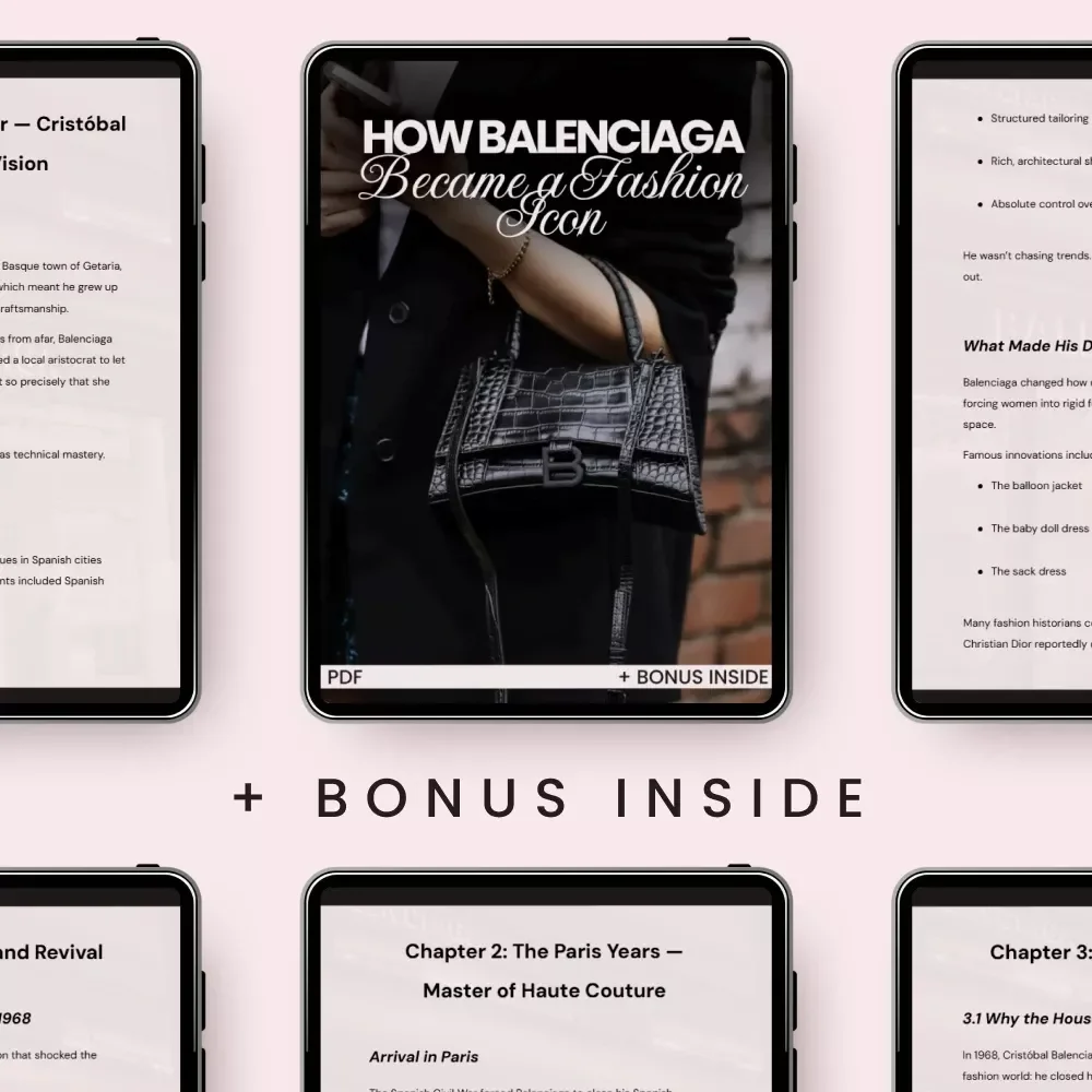 How Balenciaga Became a Fashion Icon – balenciaga brand history explained | Luxury Fashion Case Study eBook for Designers & Students — video
