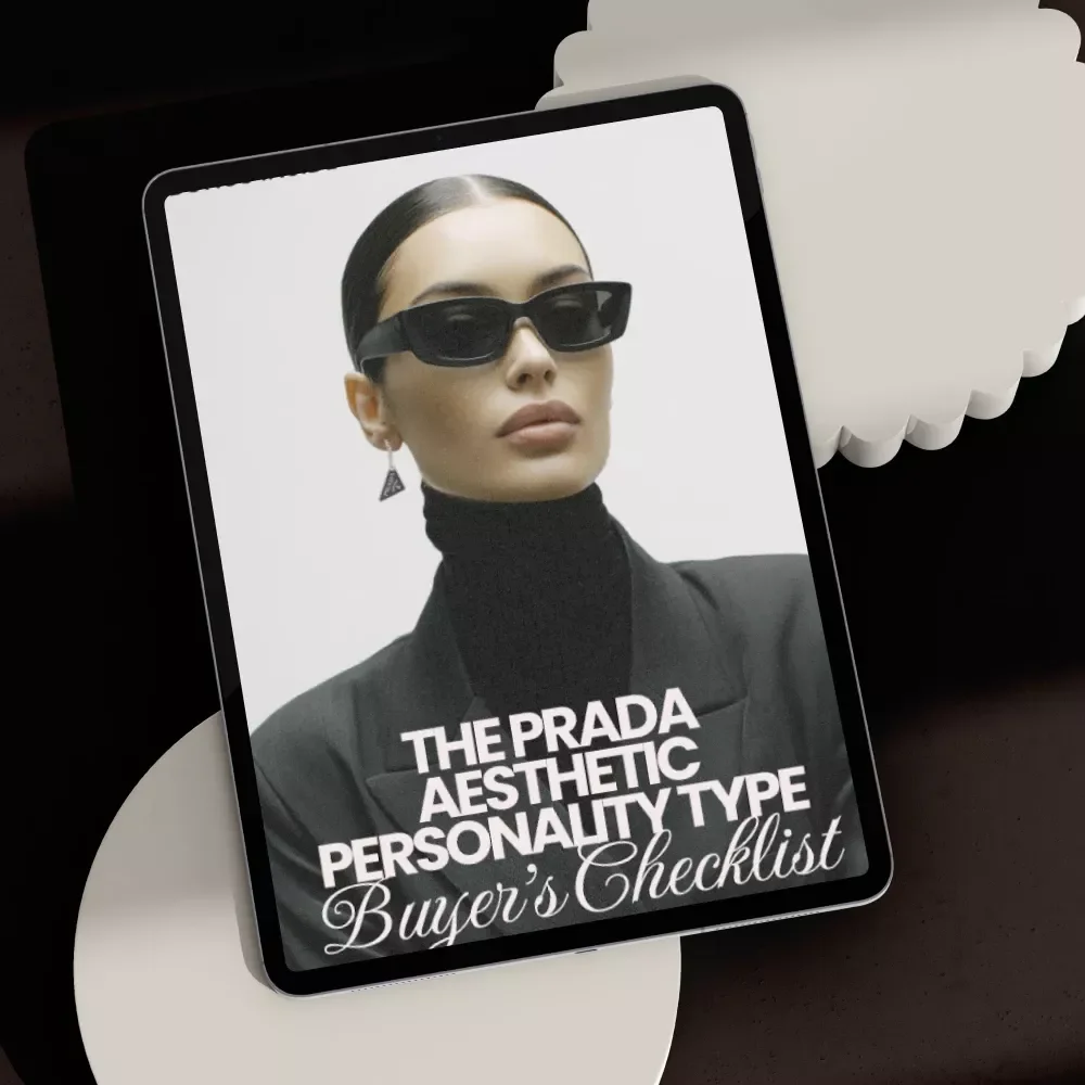 The Prada Aesthetic Personality Type Checklist – Embrace Sleek Sophistication & Luxury Style — video