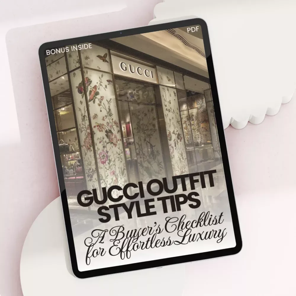 Gucci Outfit Style Tips: A Buyer’s Checklist for Effortless Luxury - Digital Download — video