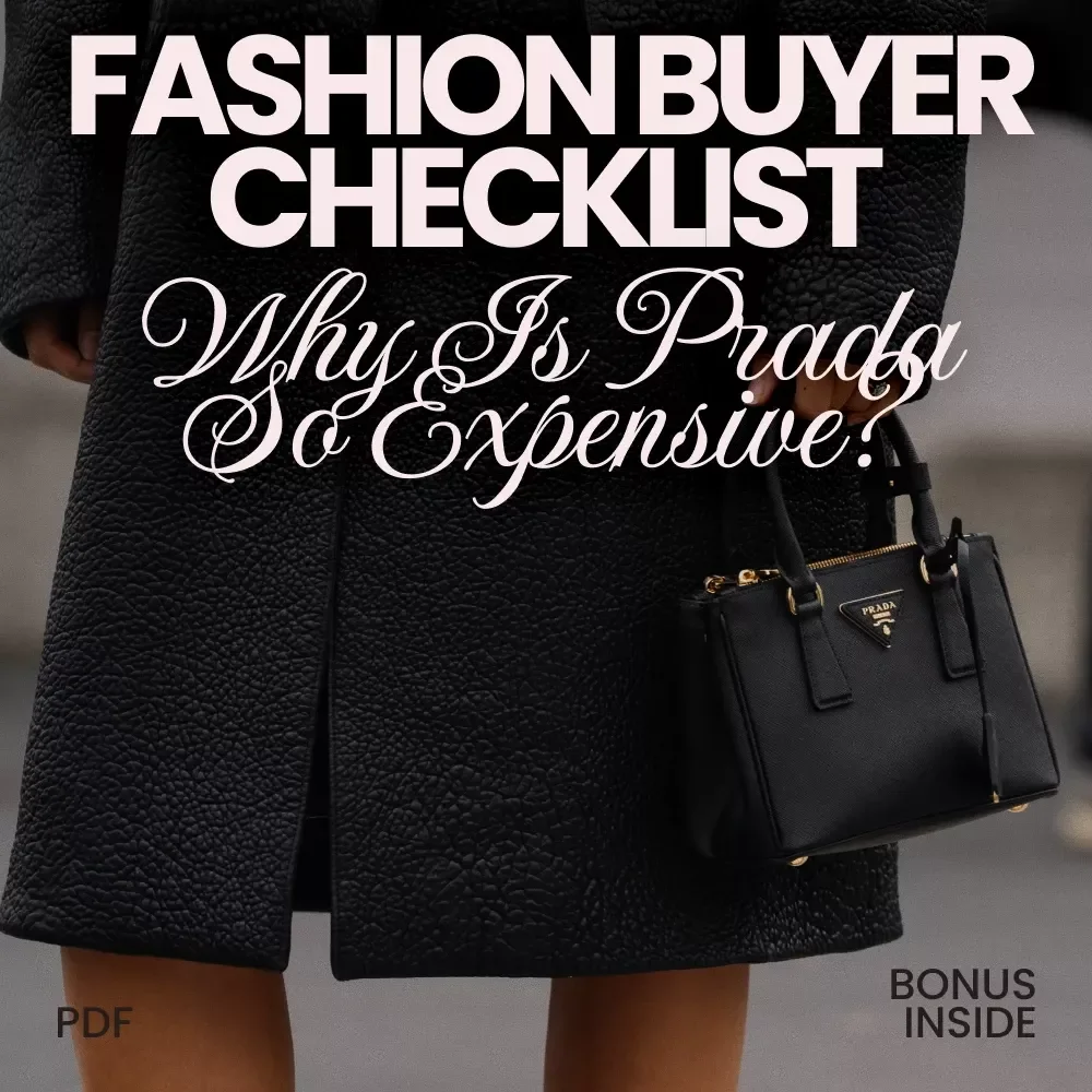 Fashion Buyer Checklist: Why Is Prada So Expensive? | Luxury Brand Value Guide, Designer Price Breakdown, Digital Download for Smart Shoppers — video