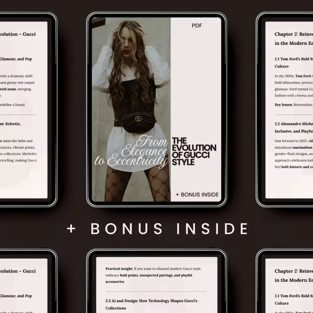 From Elegance to Eccentricity: The Evolution of Gucci Style - A Digital Guide to Gucci’s Fashion Journey — video