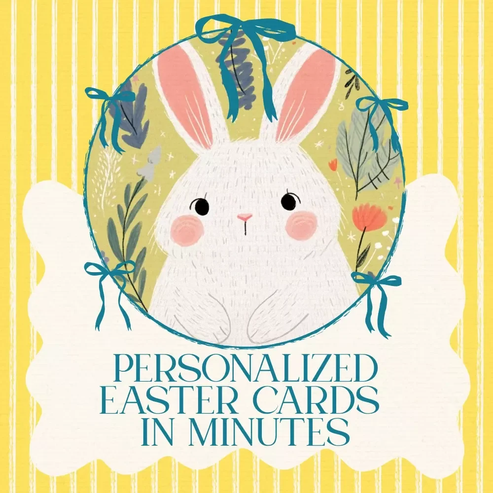 Personalized Easter Cards in Minutes – AI Checklist Guide to use ai to make personalized easter cards | DIY Printable & Digital Easter Card Planner — video