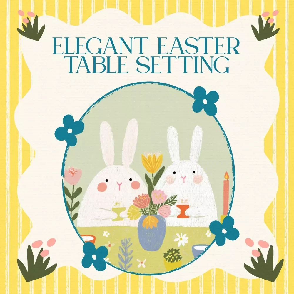 Elegant Easter Table Setting Checklist - How to Set a Formal Easter Table — video