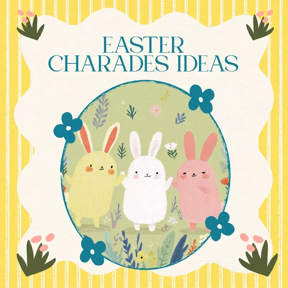 Easter Charades Ideas: Fun Checklist - Printable Digital Download for Family Fun — video