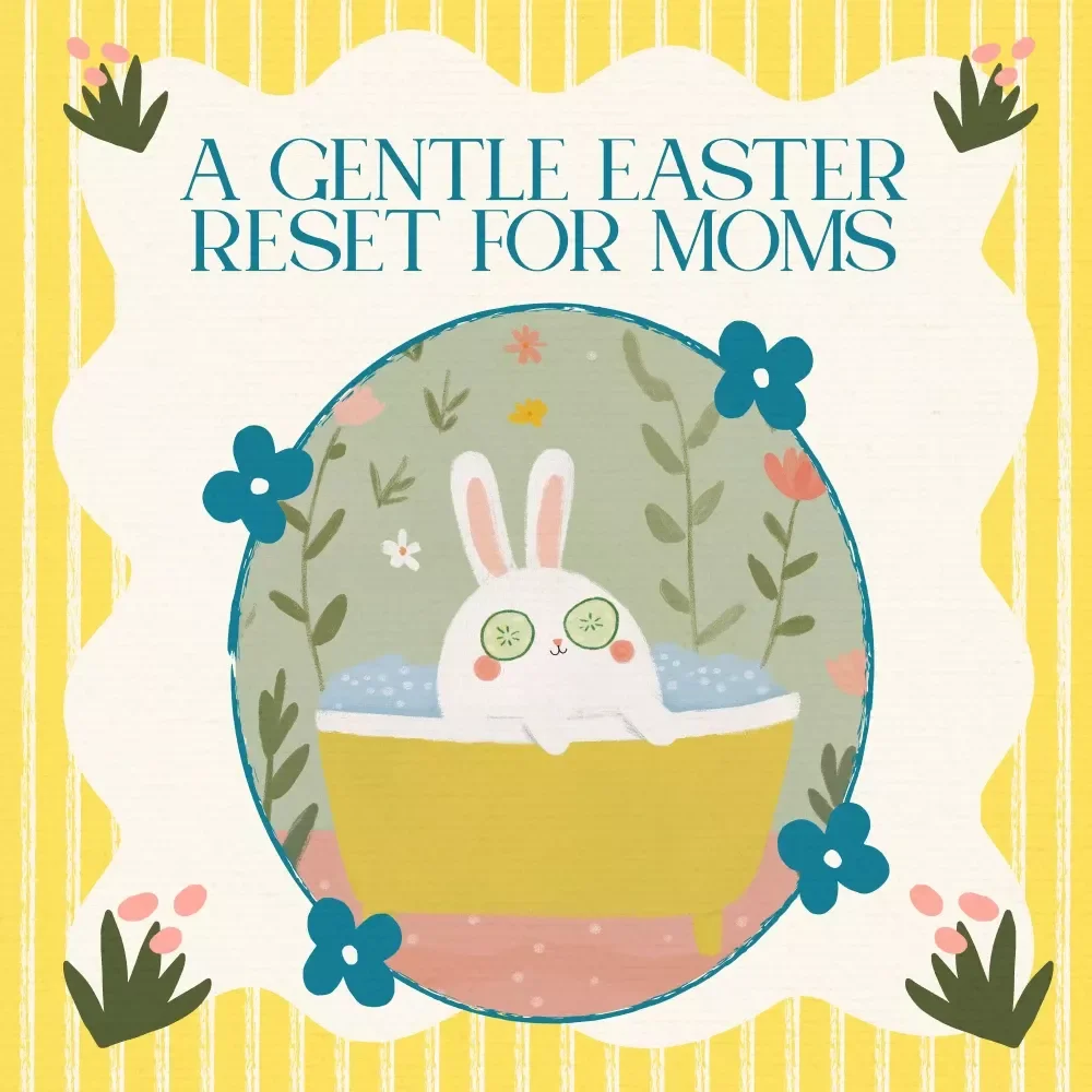 A Gentle Easter Reset for Moms: Self Care Easter Basket Guide eBook for Busy Moms — video