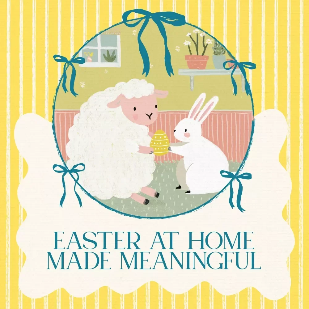 Easter at Home Made Meaningful – Printable Checklist Guide | How to Celebrate Easter at Home Without a Church | Christian Family Easter Tradition Planner — video