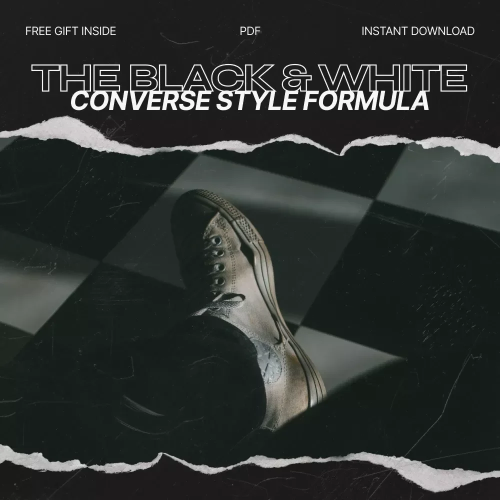 The Black & White Converse Style Formula – Printable Checklist for Effortless Converse Black and White Looks | Minimalist Outfit Planning Guide — video