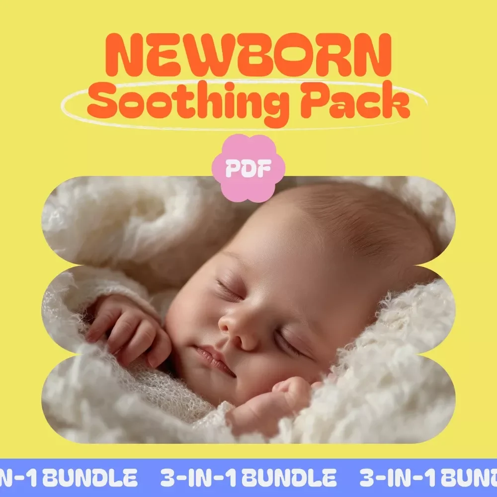 Newborn Soothing Pack for Calm Days and Nights | 3-in-1 Bundle of Guides, eBooks, & Checklists — video