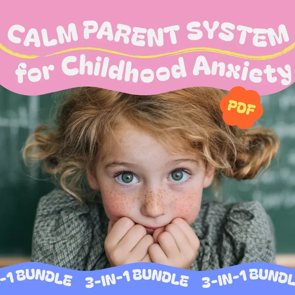 Calm Parent System for Childhood Anxiety - 3 in 1 Bundle of Guides, eBooks & Checklists — video