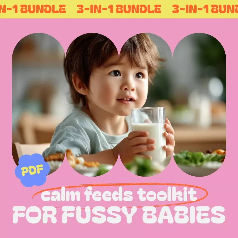 Calm Feeds Toolkit for Fussy Babies - Ultimate Guide Bundle for New Parents — video