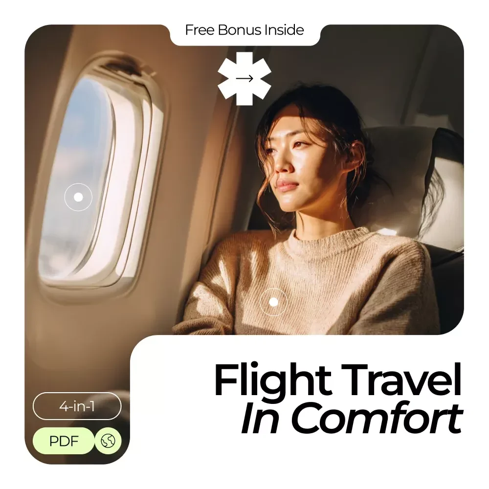 From Takeoff to Touchdown in Comfort: Flight Travel Tips for Long Haul Journeys Bundle — video