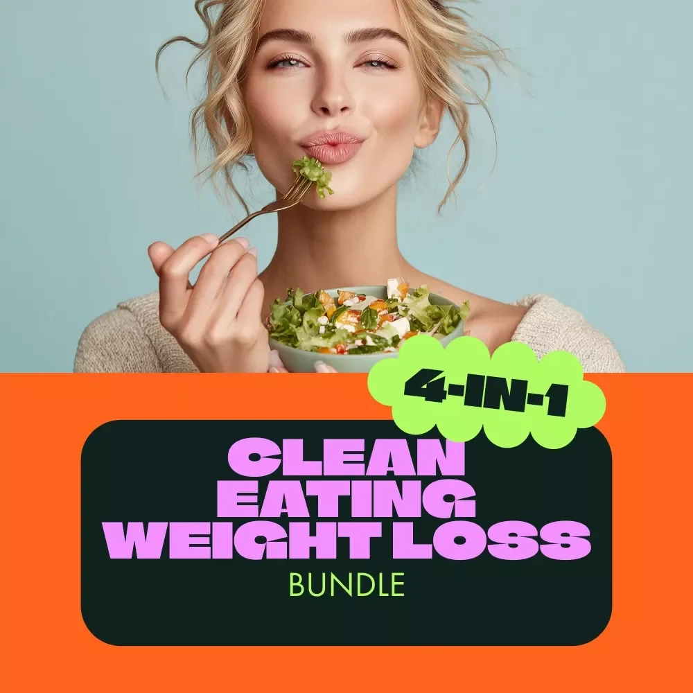 Clean Eating Weight Loss Bundle - 4-in-1 Digital Downloads for Healthy Weight Loss Diet — video
