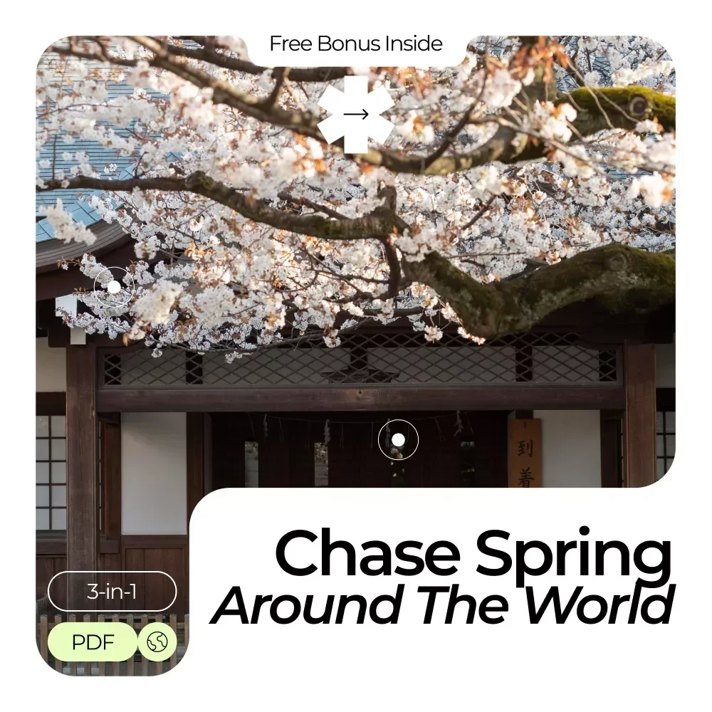 Chase Spring Around the World – where to go in spring Travel Guide Bundle — video