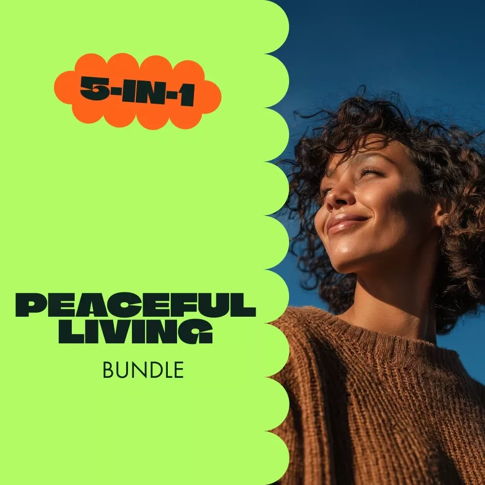 Peaceful Living Essentials: 5-in-1 Digital Bundle for Stress Reduction & Calm Living — video