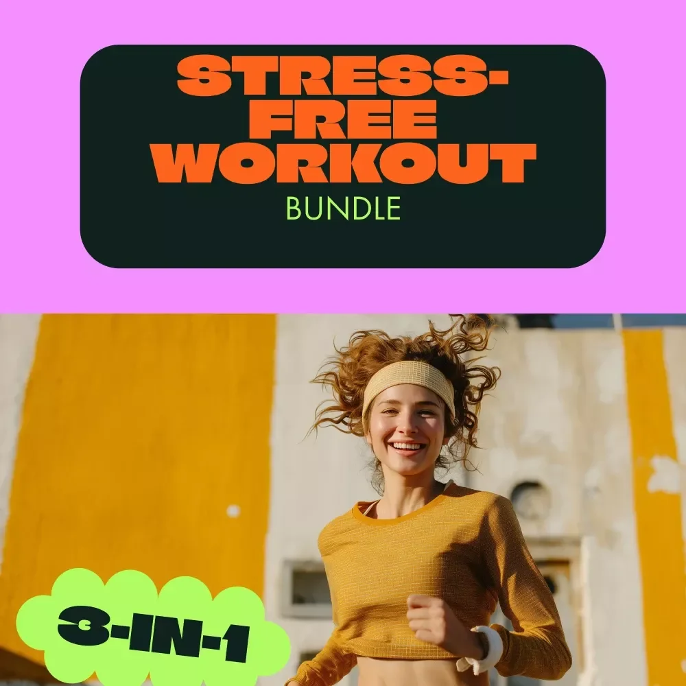 Stress-Free Workout Kit for Mind and Body - 3-in-1 Digital Download Bundle for Stress Reduction — video