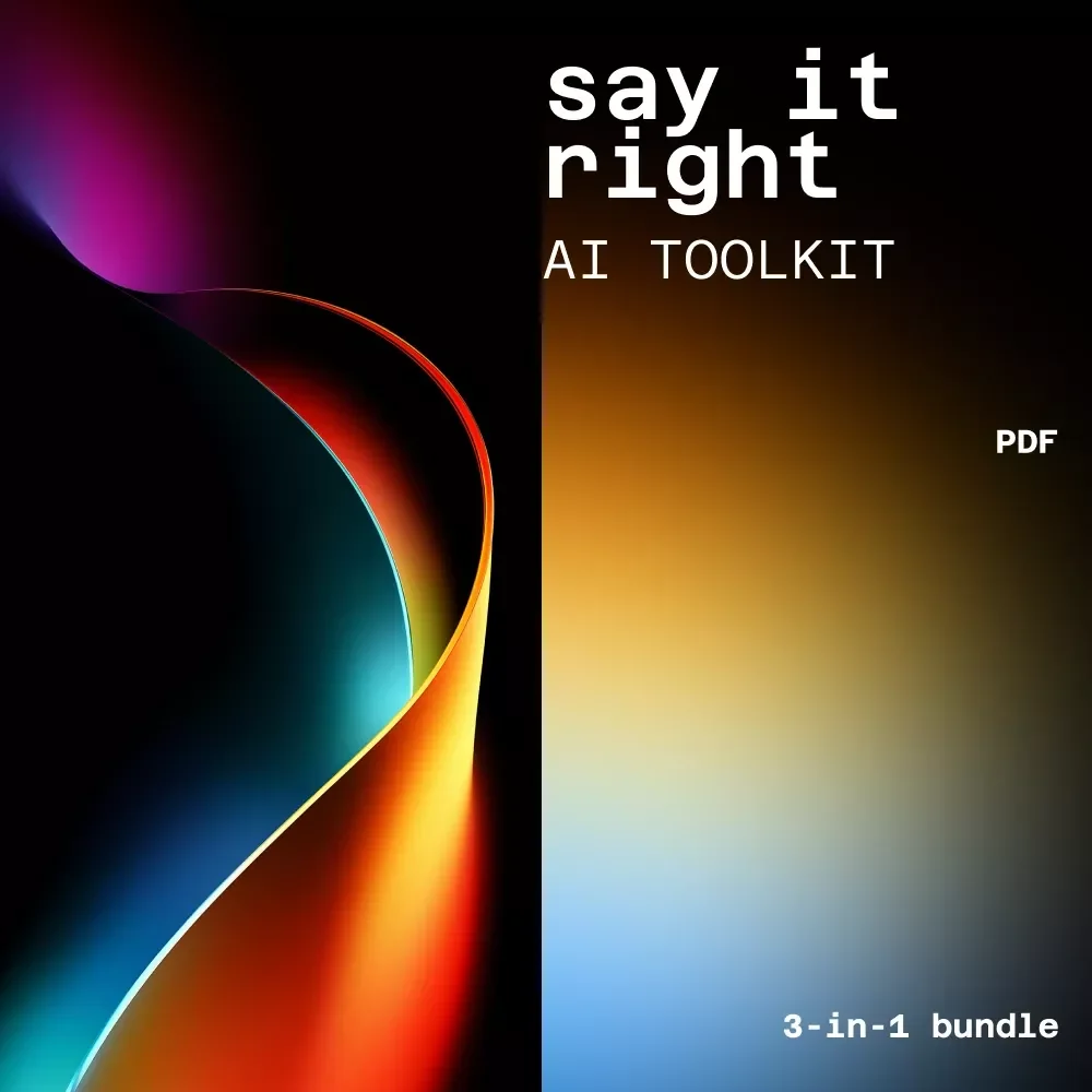 Say It Right: AI Toolkit – 3-in-1 Bundle for ai support for clear explanations and tone — video
