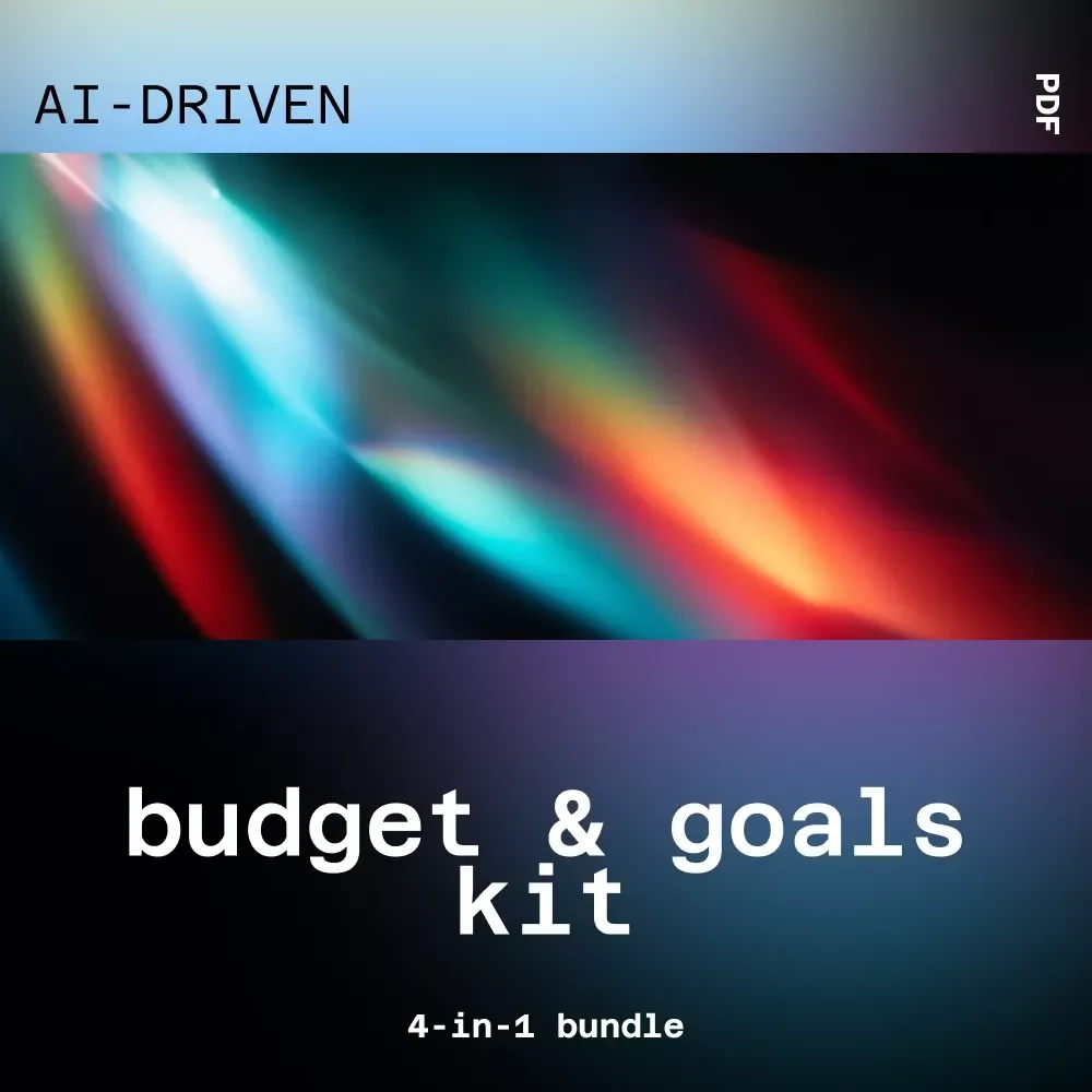 AI-Driven Budget & Goals Kit | ai for financial organization and planning 4-in-1 Bundle — video