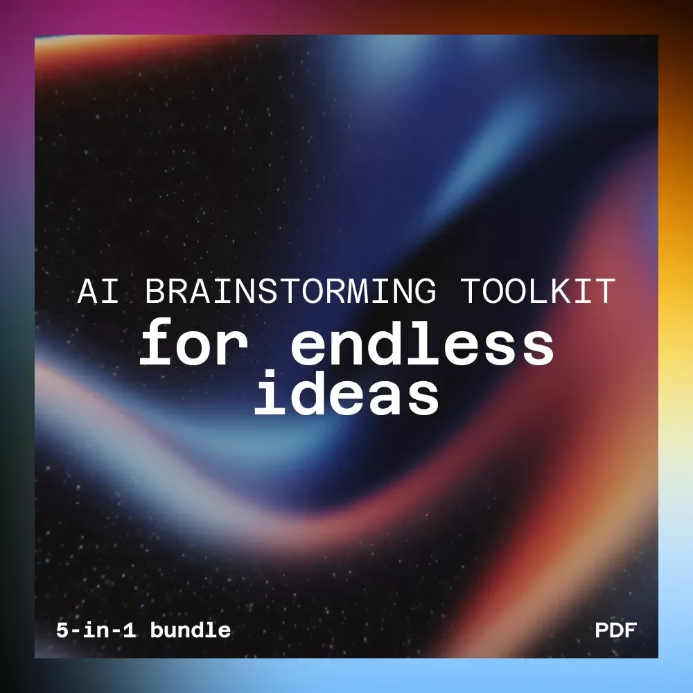 AI Brainstorming Toolkit for Endless Ideas | 5-in-1 how to use ai for brainstorming ideas — video