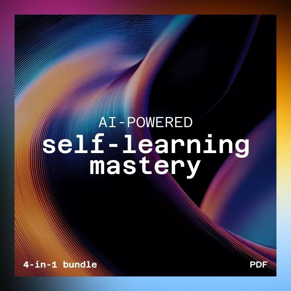 AI-Powered Self-Learning Mastery Bundle – 4-in-1 Digital Guides for self-learning plans using ai — video