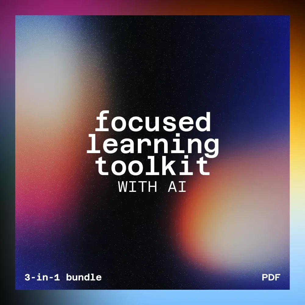 Focused Learning Toolkit with AI | 3-in-1 Bundle | how to use ai for learning support — video