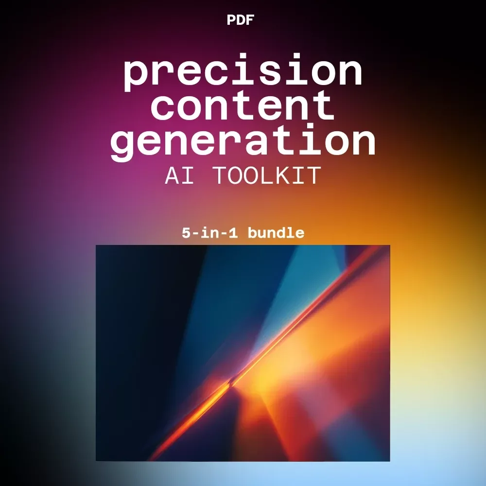 Precision Content Generation: AI Toolkit | ai for content creation and publishing — video