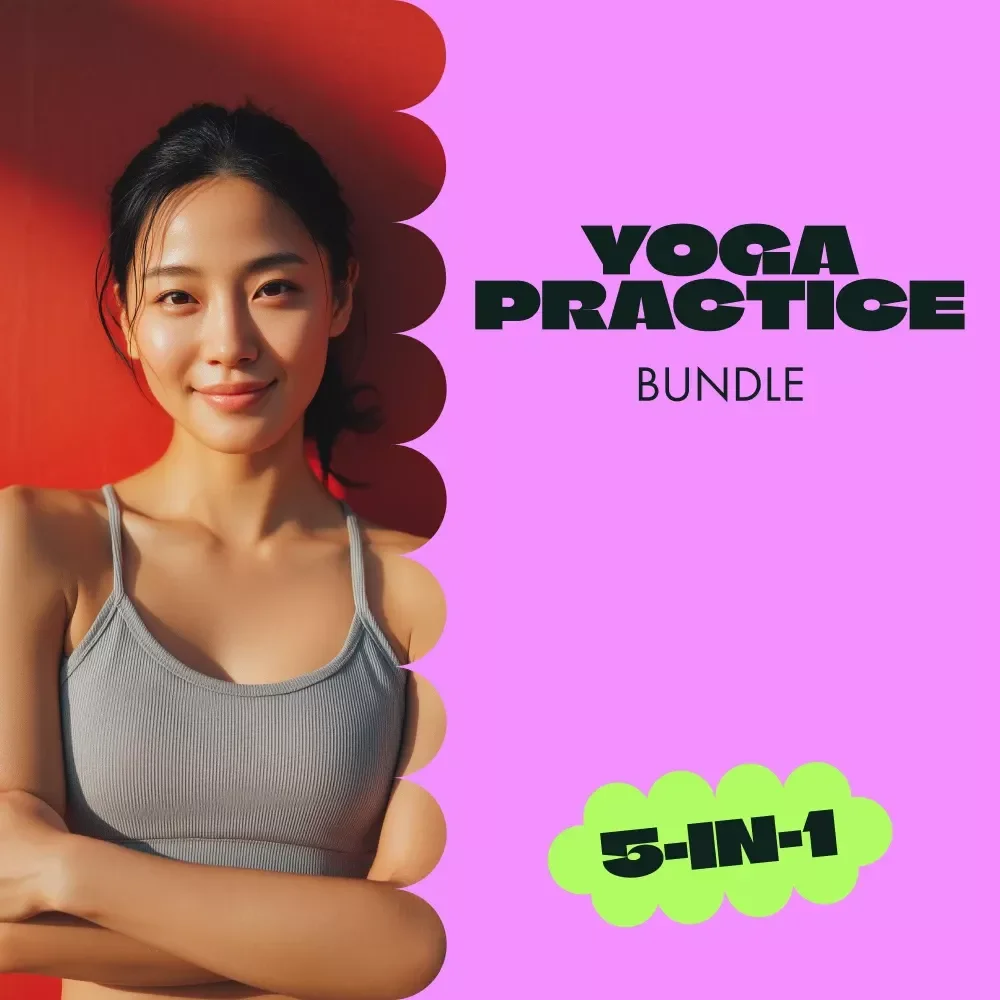 Yoga Practice Pack to Improve Mental Health - 5-in-1 Digital Bundle — video