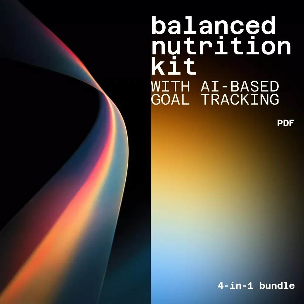 Balanced Nutrition Kit with AI-Based Goal Tracking | 4-in-1 Digital Meal Planning Bundle — video