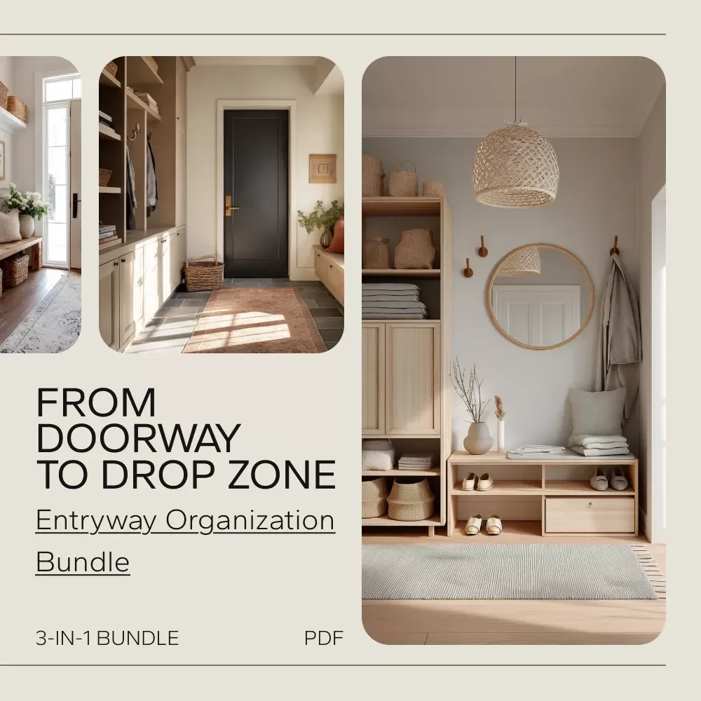 From Doorway to Drop Zone: Entryway Organization Bundle - 3 in 1 eBook, Checklist & Guide — video