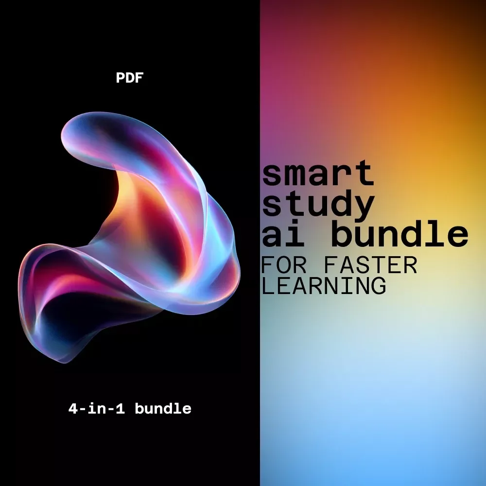 Smart Study AI Bundle for Faster Learning | 4-in-1 Guides to Improve Study & Learning — video