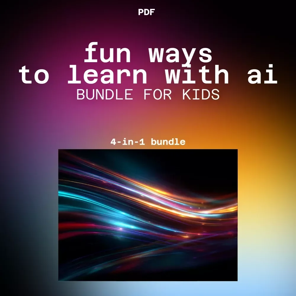 Fun Ways to Learn with AI: Bundle for Kids | AI Ideas for Kids Learning Activities — video