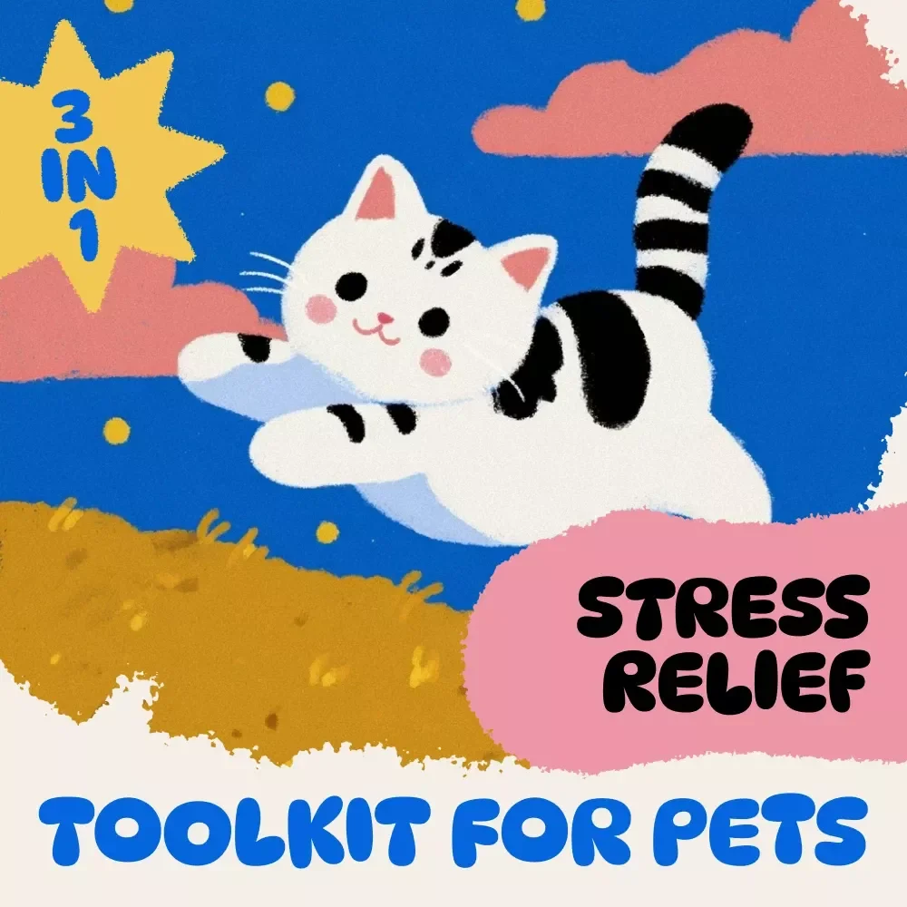 Stress Relief Toolkit for Pets – 3-in-1 Digital Bundle | Pet Stress Support, Spotting Feline Depression Guides & Checklist — video