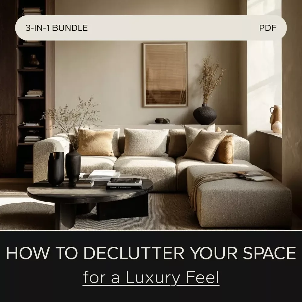 How to Declutter Your Space for a Luxury Feel - 3-in-1 Digital Bundle — video