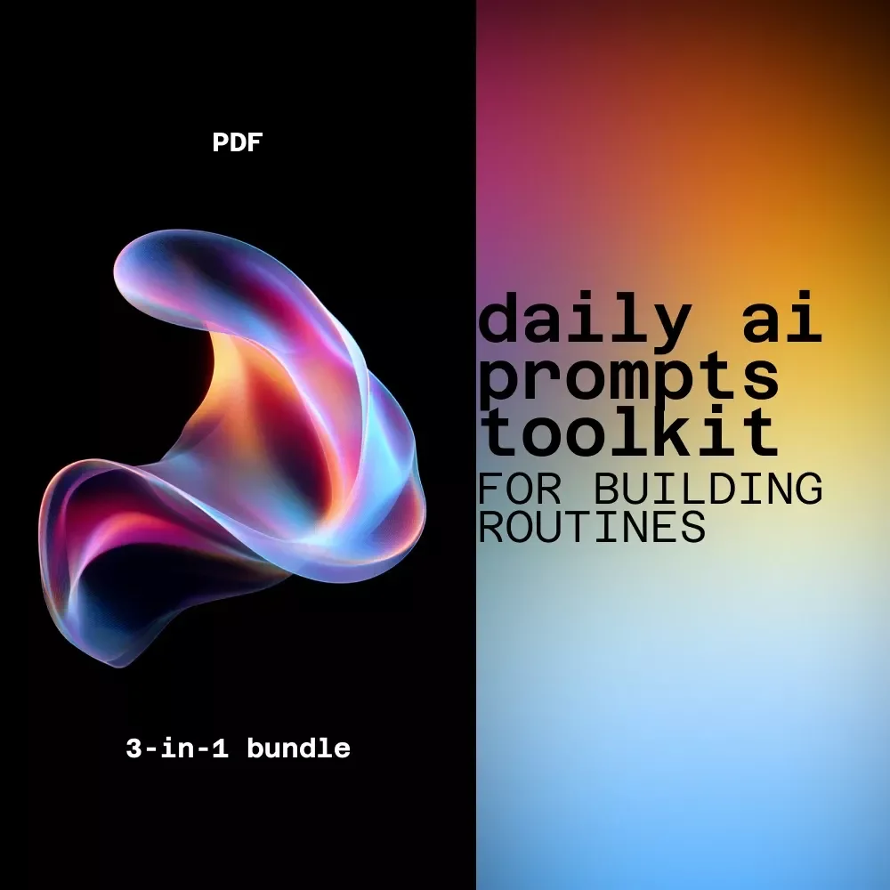 Daily AI Prompts Toolkit for Building Routines | how to build a prompt-based routine — video