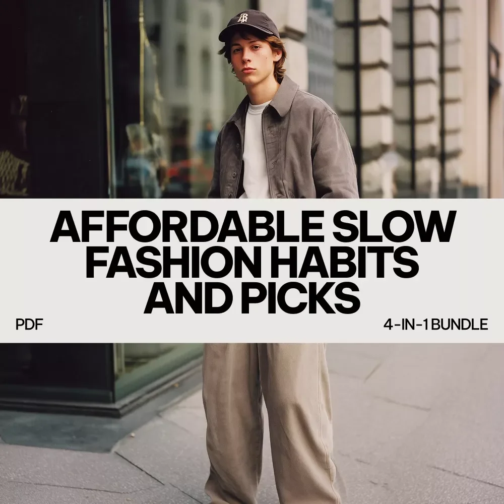 Affordable Slow Fashion Habits and Picks: 4-in-1 Bundle for Smart Shopping on a Budget — video