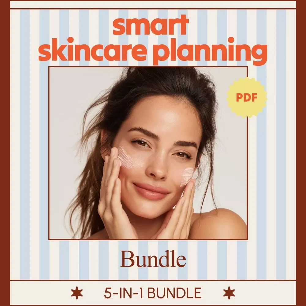 Smart Skincare Planning Bundle – 5-in-1 Digital Download, Steps for a Skincare Routine, K-Beauty Inspired Guides, Glow Routine eBooks & Checklists — video