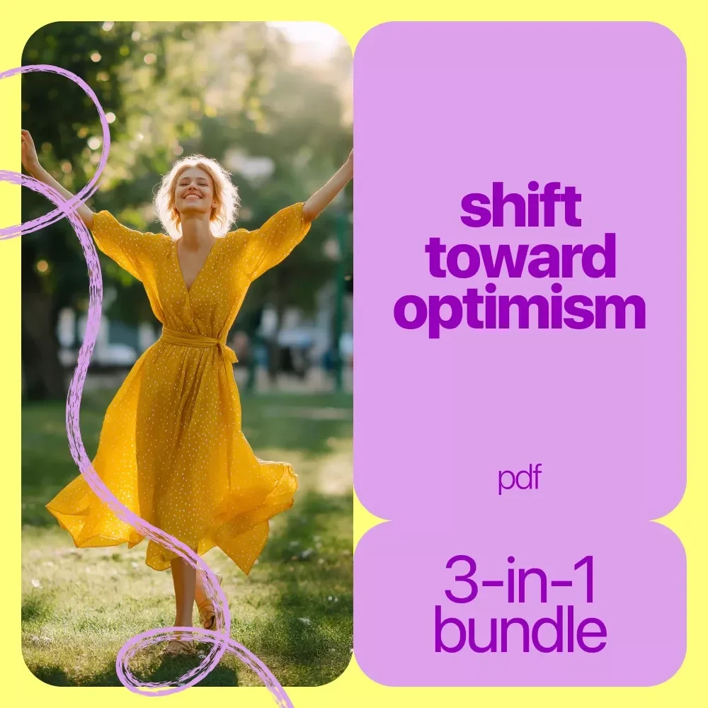 Shift Toward Optimism 3-in-1 Digital Bundle | How to Think More Positive | Bright Side Up: A Simple Guide to Thinking Positive Every Day — video
