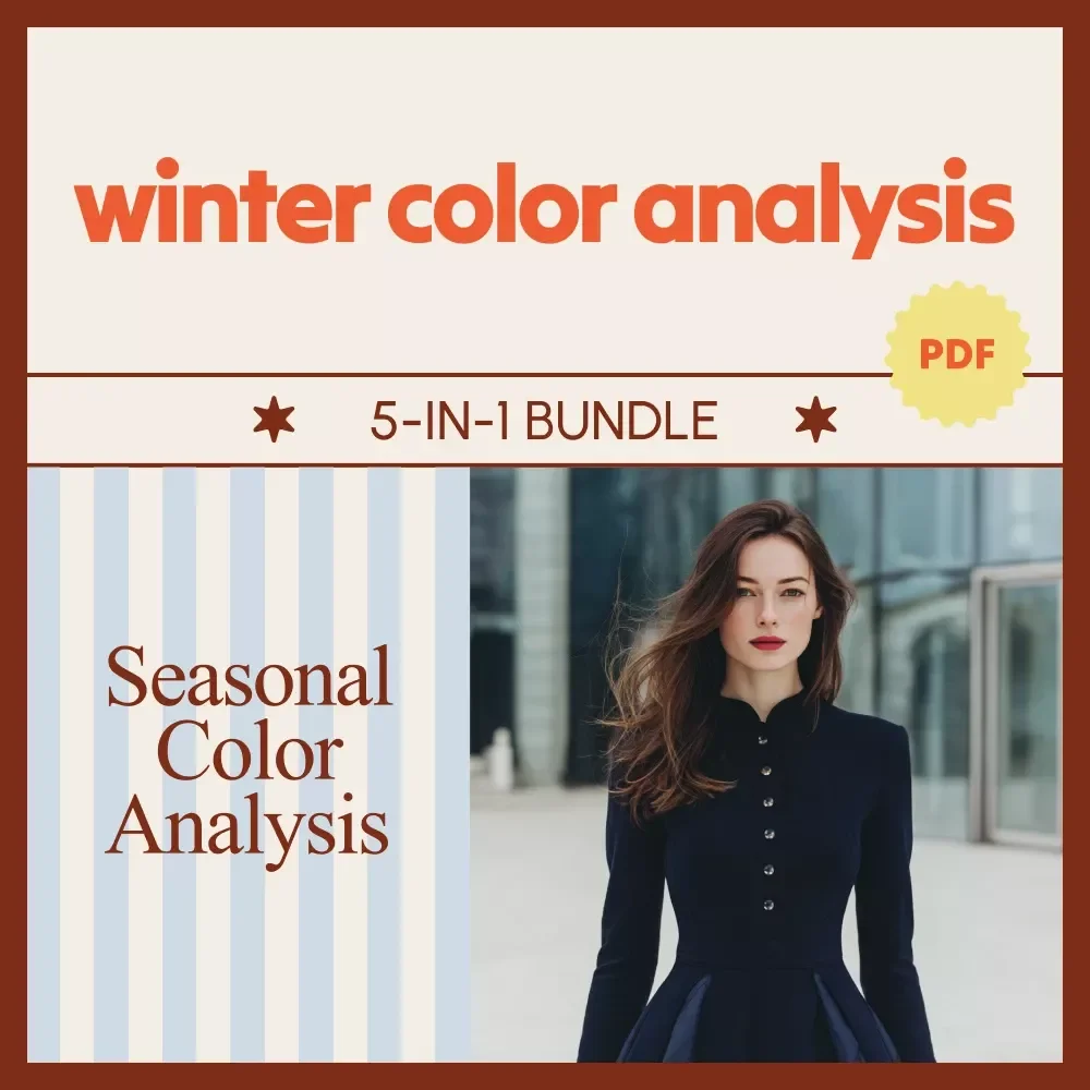 Winter Color Analysis Bundle | Seasonal Color Analysis Winter Guides & Checklists 5-in-1 — video