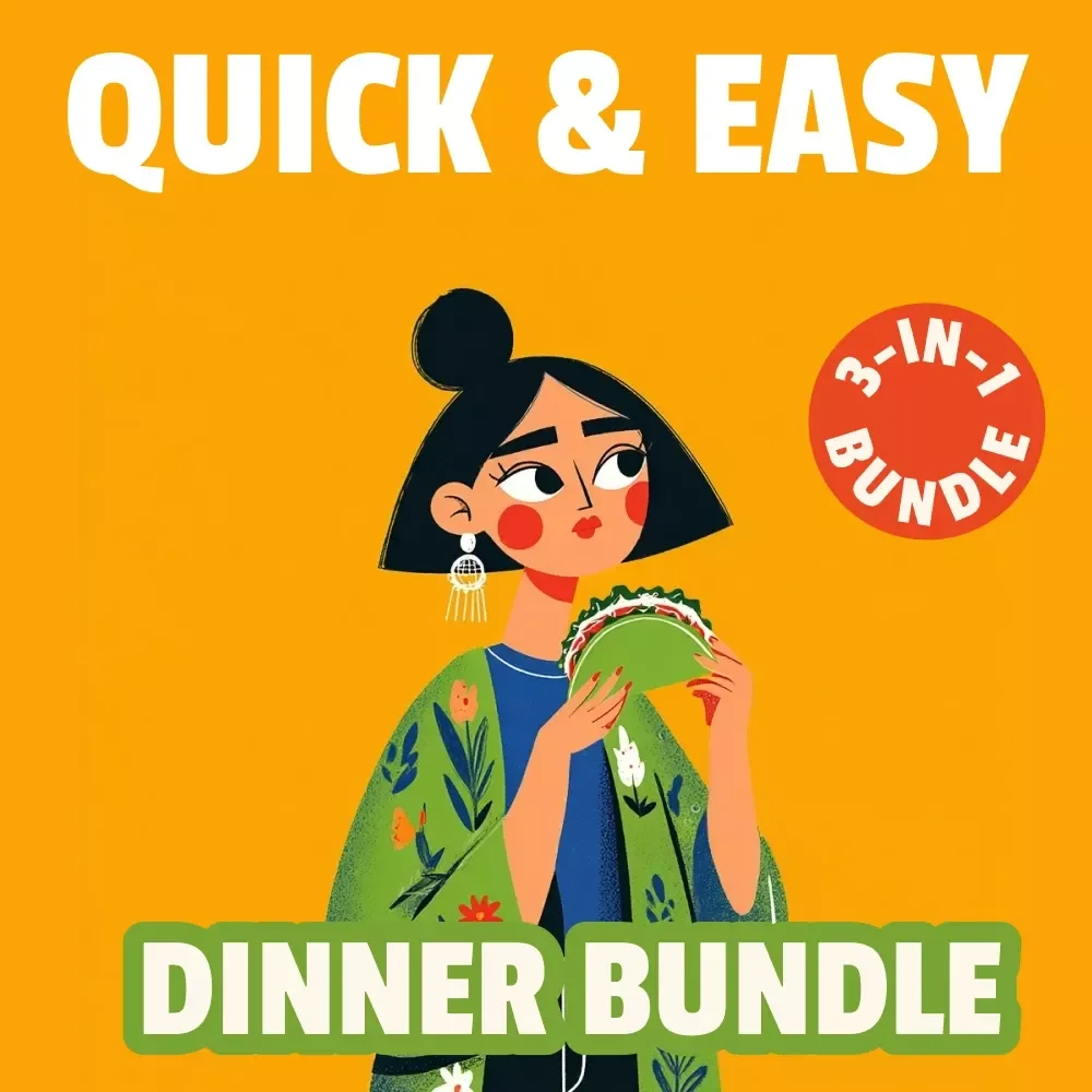 Quick & Easy Dinner Bundle - 3-in-1 Guide for Low-Effort Comfort Dinners Under 30 Minutes — video