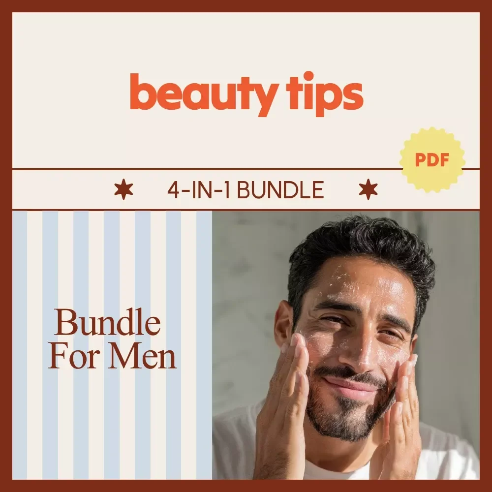 Beauty Tips Bundle for Men – 4-in-1 Skincare Guides, eBooks & Checklists — video