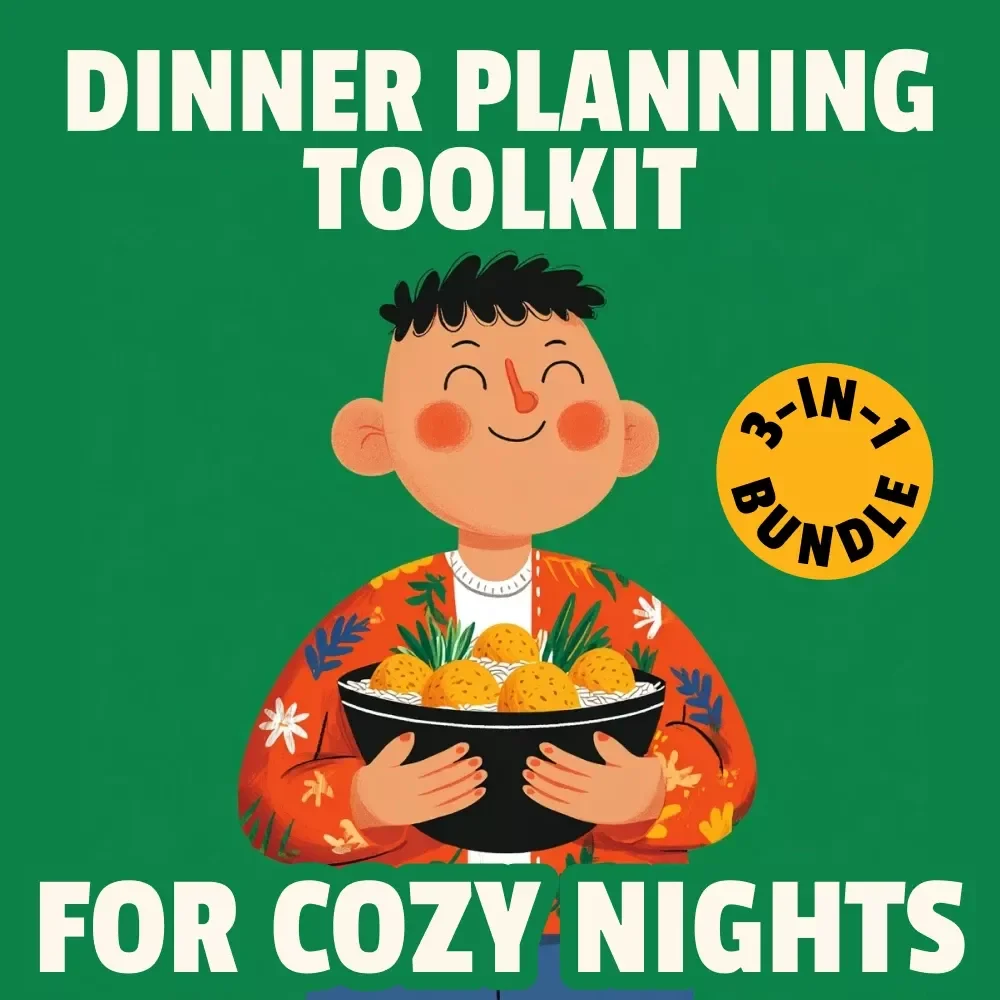 Dinner Planning Toolkit for Cozy Nights: 3-in-1 Bundle for Comfort Food & Easy Family Meals — video